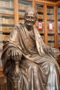 Voltaire. Copie de la statue par J.-A.Houdon. Bronze